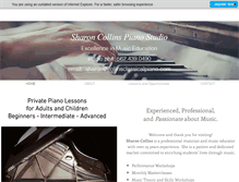 Tablet Screenshot of collinsclassicalpiano.com